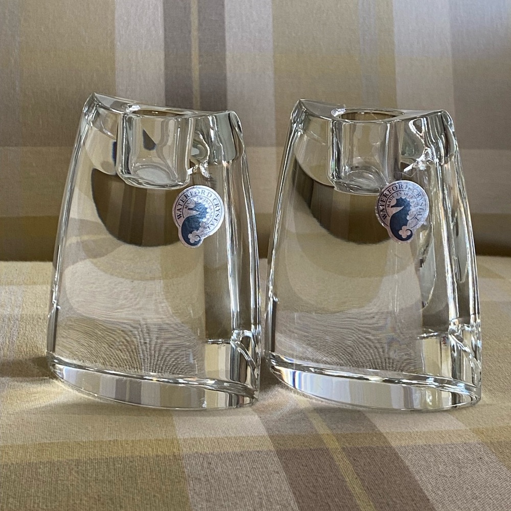 NWT Waterford Crystal Candlestick Holders